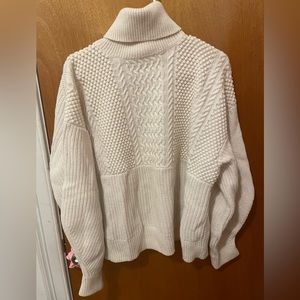 Turtleneck Cable Knit Sweater